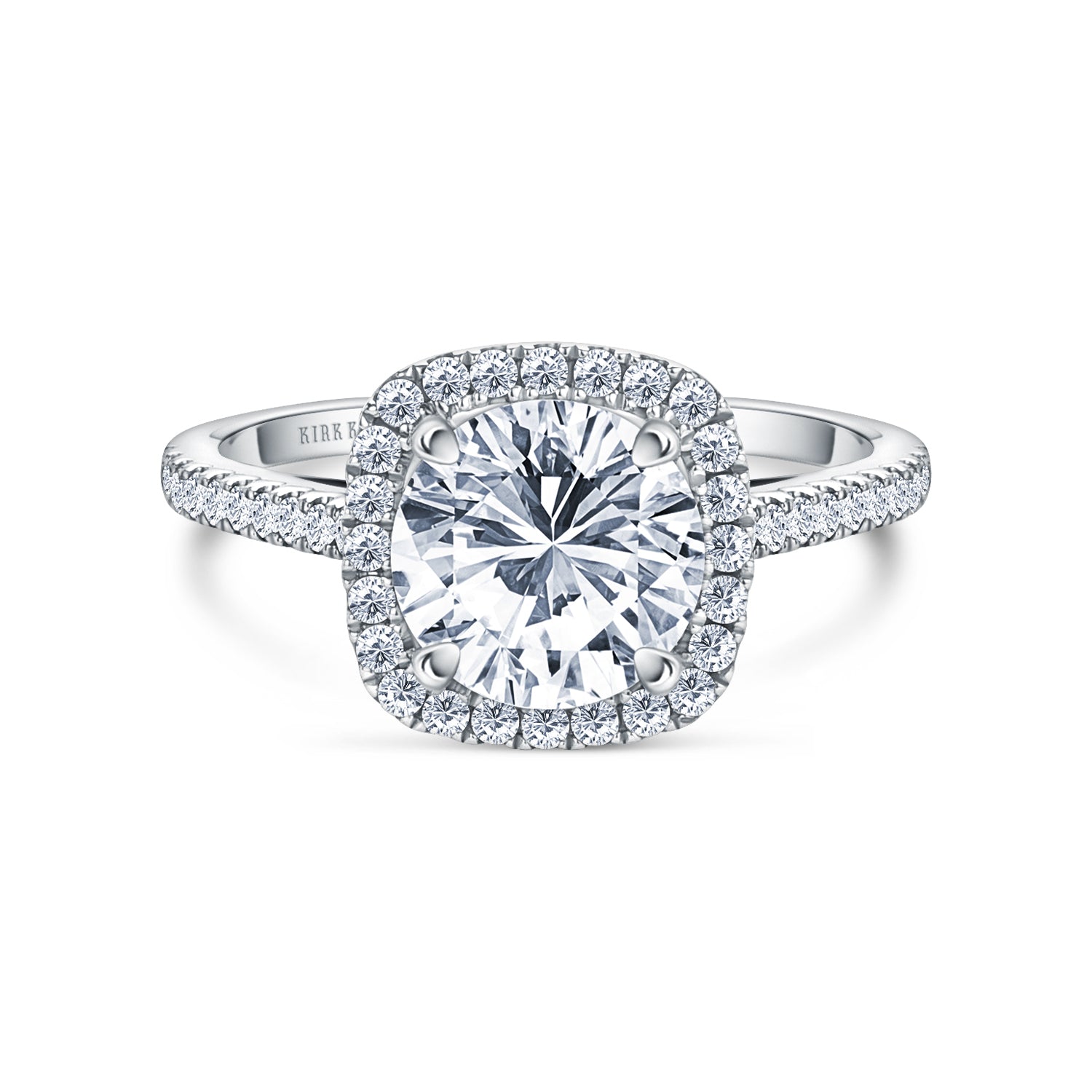 1.0ct Diamond Classic Halo Diamond Engagement Ring - 01US50 – Delphimetals